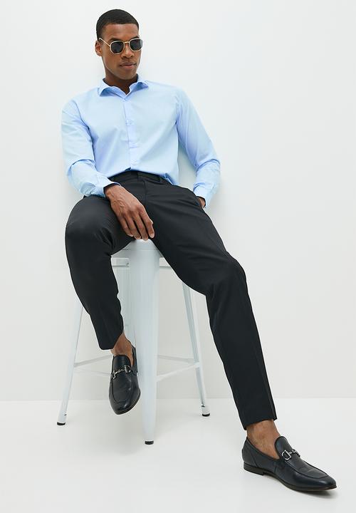 Superbalist - New fit easy care slim fit shirt - sky