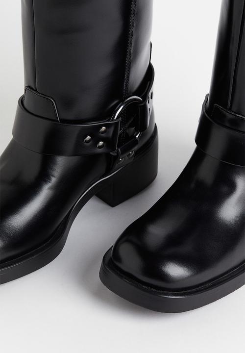H&M - Biker boots - black