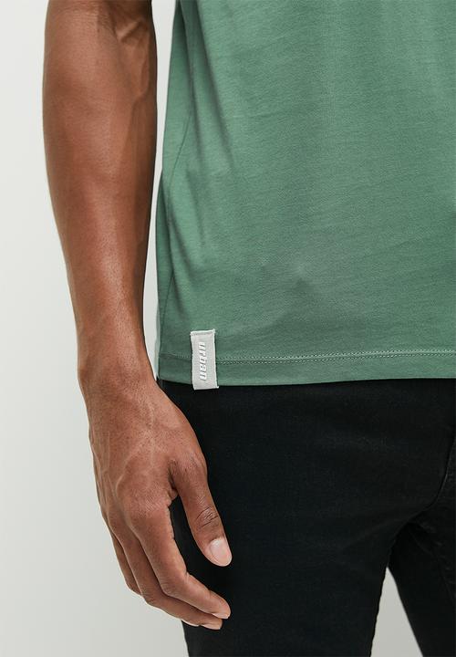 urban° - Mens urban core hd print tee short sleeve - dark forest