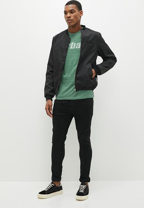 urban° - Mens urban core hd print tee short sleeve - dark forest