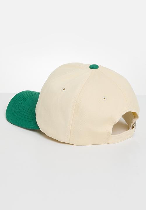 Superbalist - Arizona peak cap - cream/green