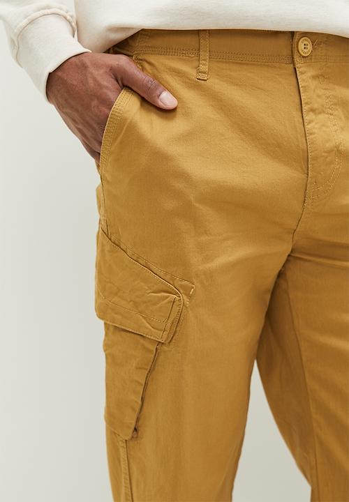 urban° - Mens urban cargo pants - rust