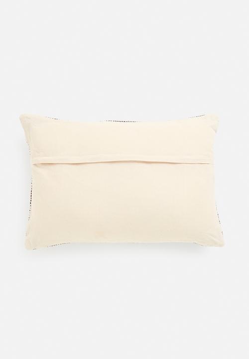 H&S - Half 'n half cushion - brown
