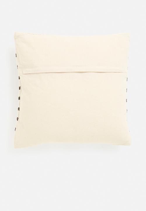 H&S - Form cushio - black & natural