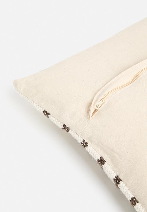 H&S - Form cushio - black & natural