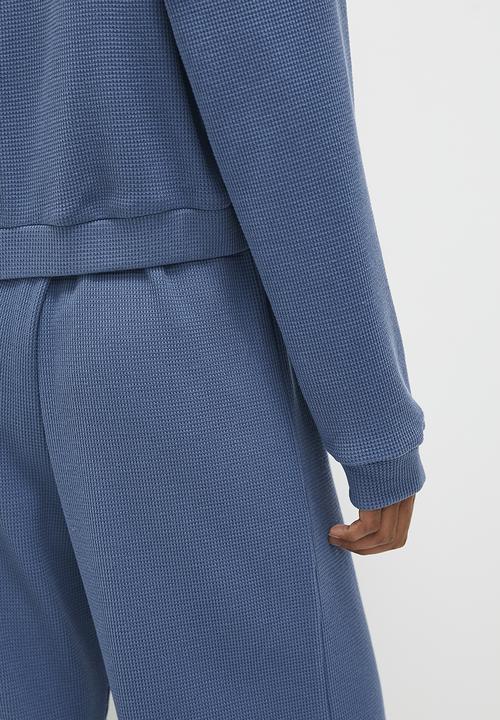 Superbalist - Relaxed textured knit top - denim