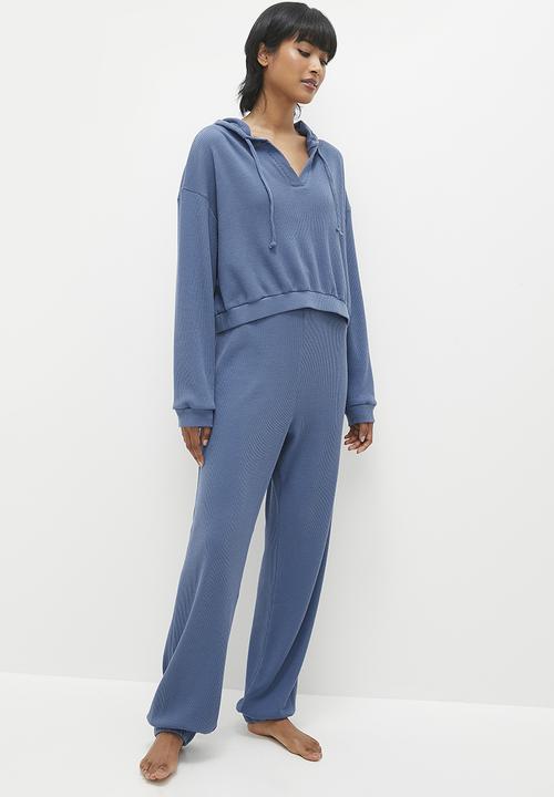 Superbalist - Relaxed textured knit top - denim