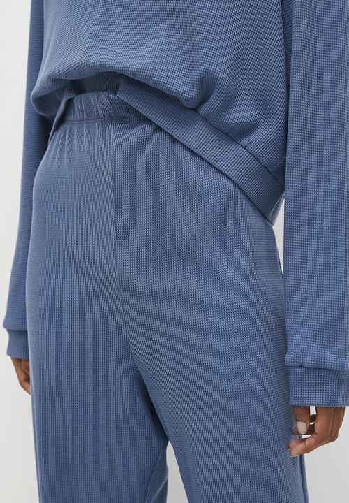 Superbalist - Relaxed textured knit bottom - denim