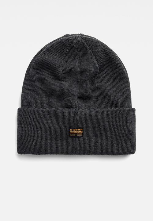 G-STAR - Effo raw long beanie - grey 
