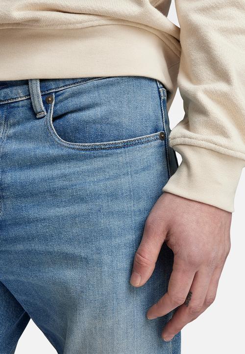 G-STAR - 3301 Slim Bright saigon stretch denim r  - sun faded waterside