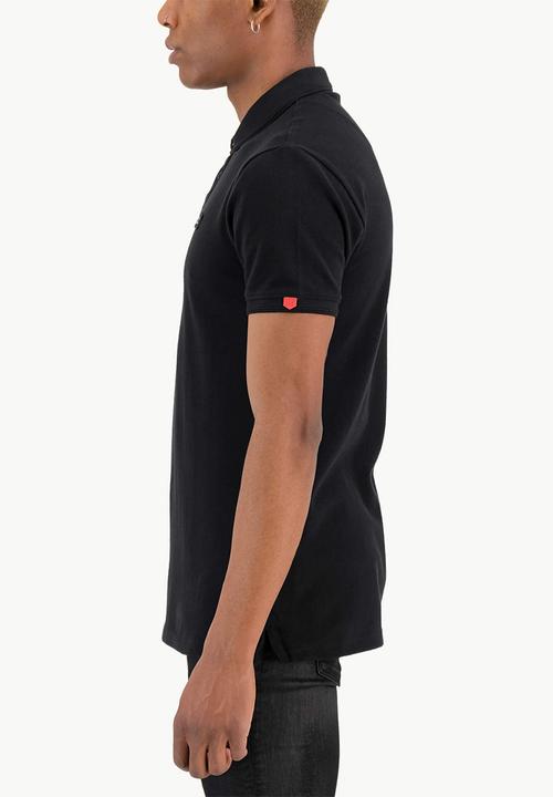 S.P.C.C - Diallo Signature Slimline Fit Polos - Black