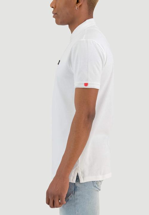 S.P.C.C - Diallo Signature Slimline Fit Polos - Optical White