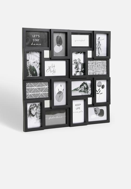 H&S - Collage photo frame - black