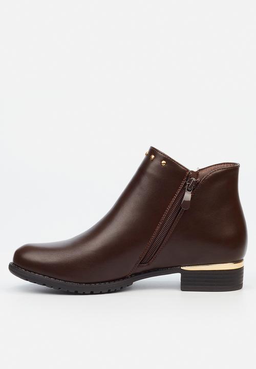 Miss Black - Hadar 6 ankle boot - chocolate