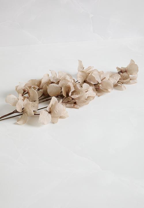 Present Time - Artificial flower stem - warm grey