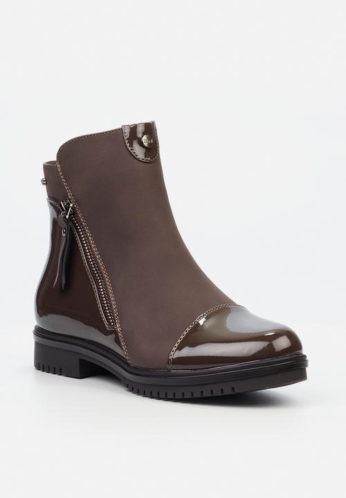 Miss Black - Radar 1 ankle boot - chocolate