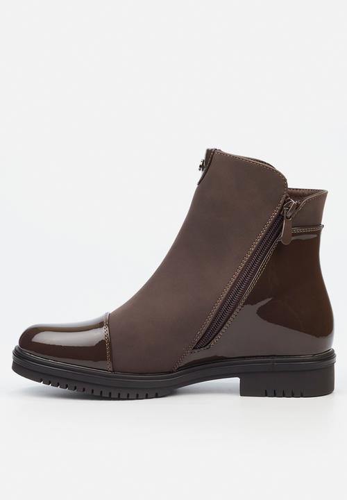 Miss Black - Radar 1 ankle boot - chocolate