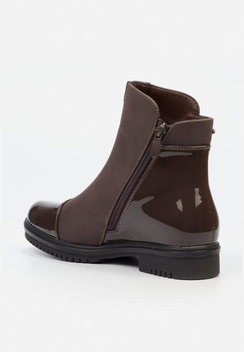 Miss Black - Radar 1 ankle boot - chocolate