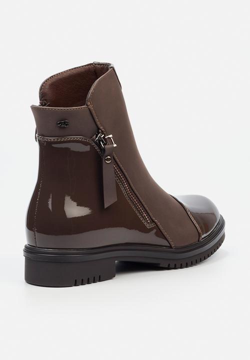 Miss Black - Radar 1 ankle boot - chocolate