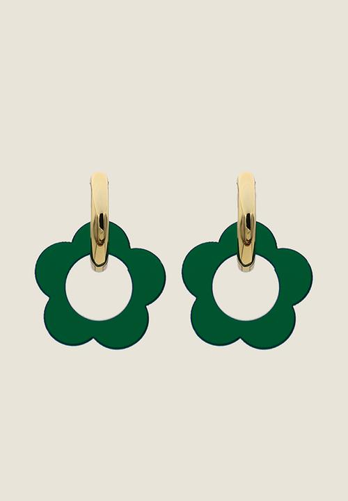 Pina Jewels - Daisy Charms - green  transparent