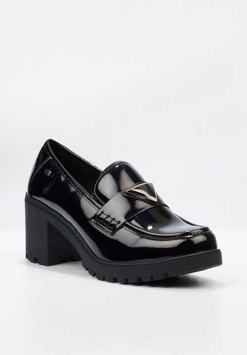 Miss Black - Crave 1 heeled loafer - black
