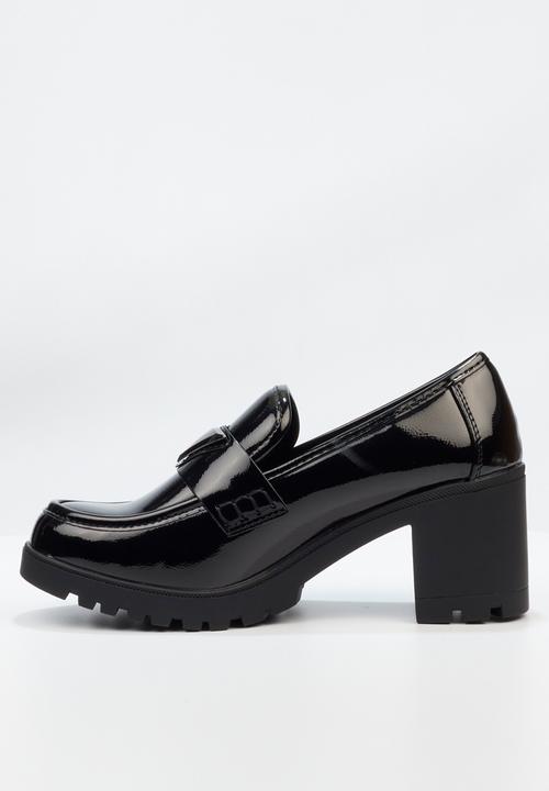 Miss Black - Crave 1 heeled loafer - black