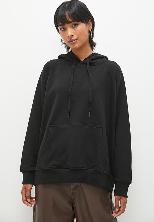 Superbalist - Stud detail oversized hoody - black