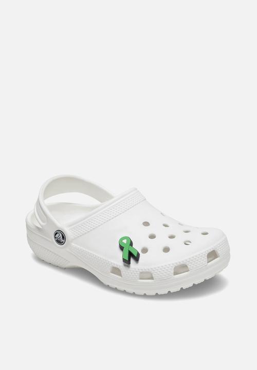Crocs - Mental health ribbon jibbit - green