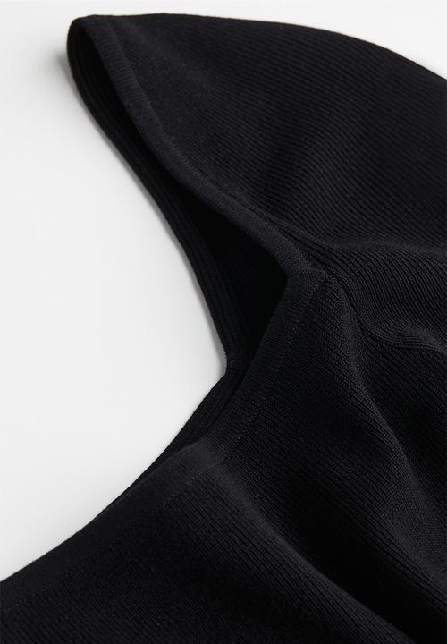 H&M - Fine-knit top - black