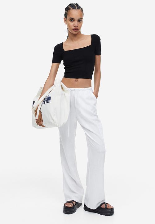H&M - Fine-knit top - black