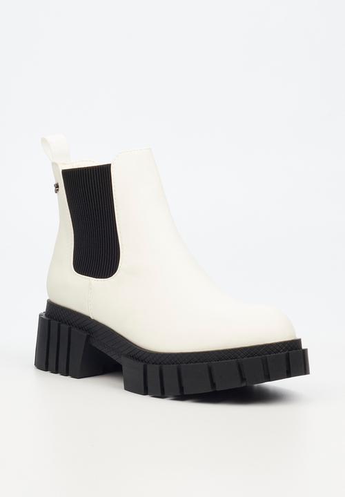 Rock & Co - Tremor 2 chelsea boot - white combo
