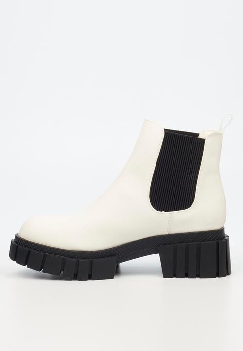 Rock & Co - Tremor 2 chelsea boot - white combo