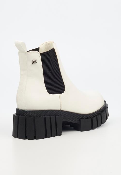 Rock & Co - Tremor 2 chelsea boot - white combo
