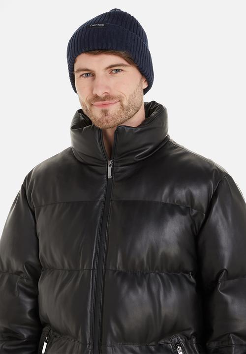 Calvin Klein - Classic cotton rib beanie - Ck Navy
