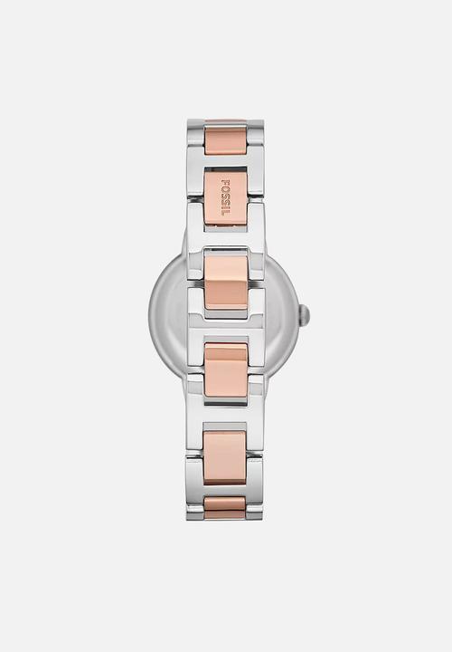 Fossil - Virginia - silver/ rose gold