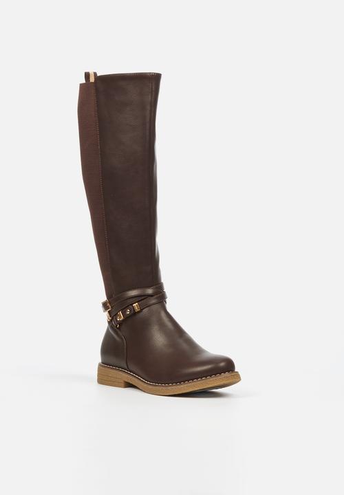 Miss Black - Dolinde 1 rider boot - chocolate
