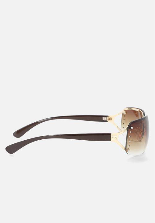 Superbalist - 90s retro sunglasses - brown