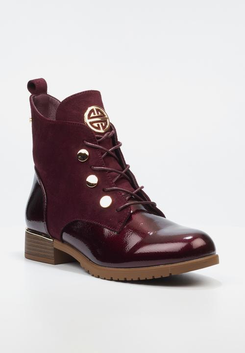Miss Black - Hadar 11 ankle boot - wine
