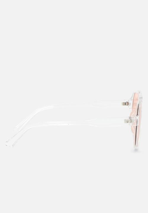 Superbalist - Connie aviator sunglasses - transparent