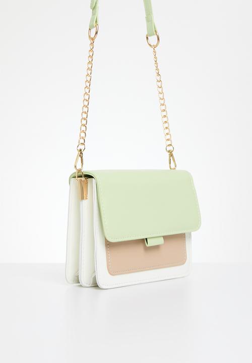 edit - Amira crossbody bag - beige/green