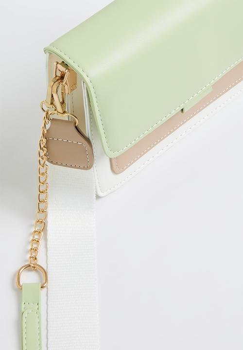 edit - Amira crossbody bag - beige/green