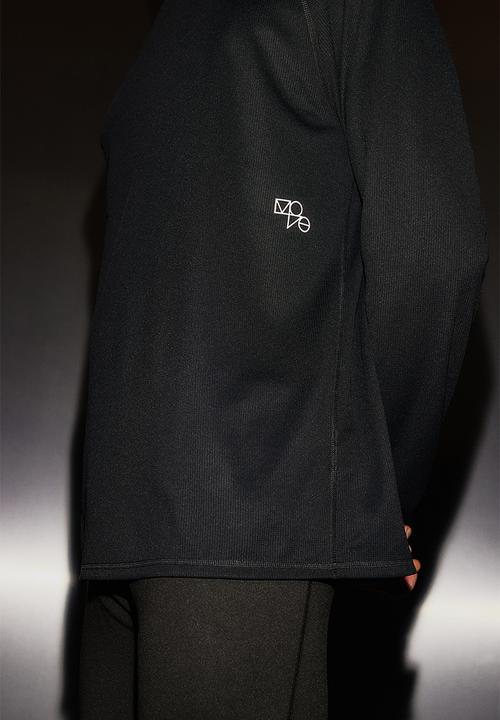 H&M - Drymove™ long-sleeved sports top - black