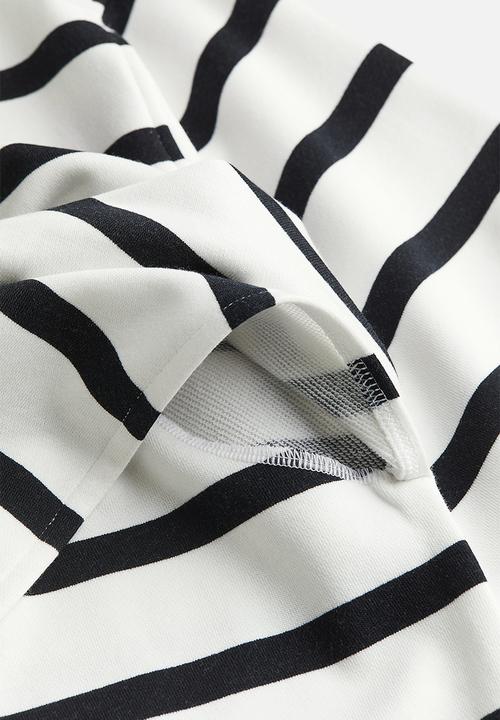 H&M - Mama before & after maternity/nursing sweatshirt - White Striped