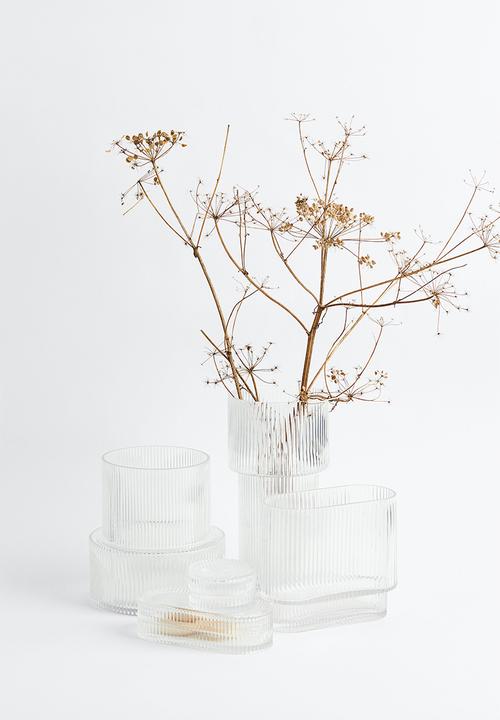 H&M - Glass vase - transparent