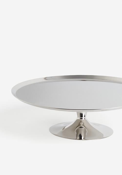 H&M - Metal cake stand - silver