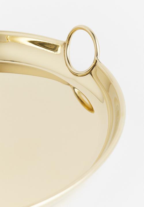 H&M - Metal tray - gold