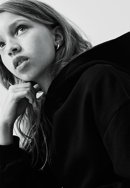 H&M - Oversized hoodie - black