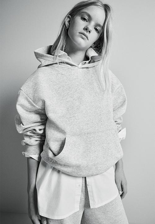 H&M - Oversized hoodie - grey