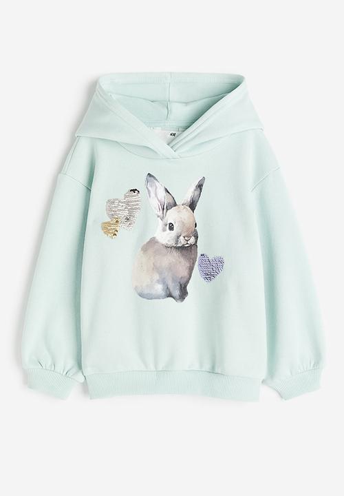 H&M - Printed hoodie - green