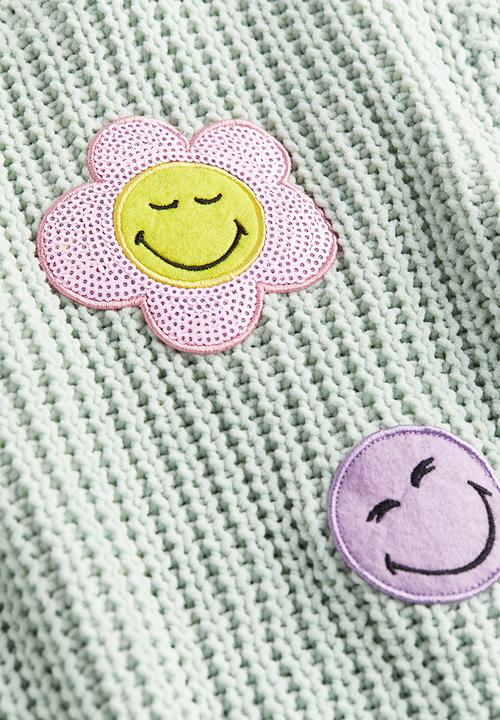 H&M - Chenille jumper - Light green SmileyWorld®